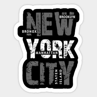 new york city t-shrit Sticker